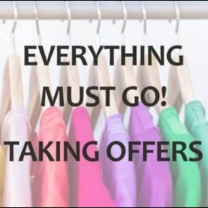 Closet Clean out Sale